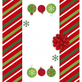 Zielone i czerwone bombki