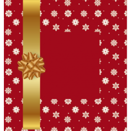 KOKARDKA ZE ŚNIEŻYNKAMI