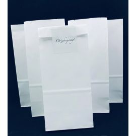 TOREBKI PAPIEROWE - DZIĘKUJEMY NA BIAŁYM TLE