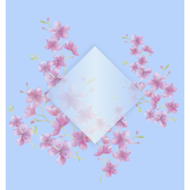 KWIATOWE RÓŻOWE GAŁĄZKI