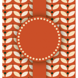 Pomarańczowe wzory