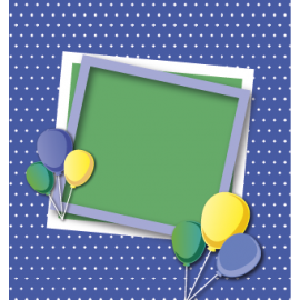 Ramka z balonami