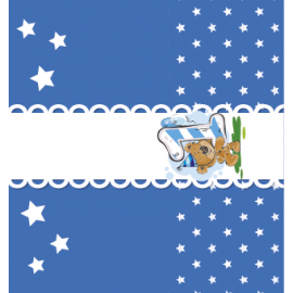 NIEBIESKI MIŚ 1 URODZINKI