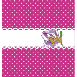 RÓŻOWY MIŚ 1 URODZINKI