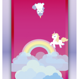 JEDNOROŻEC W CHMURACH