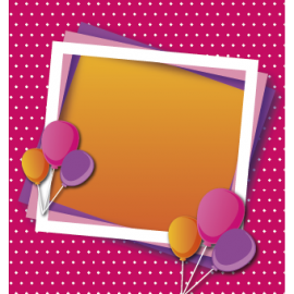 Ramka z balonikami