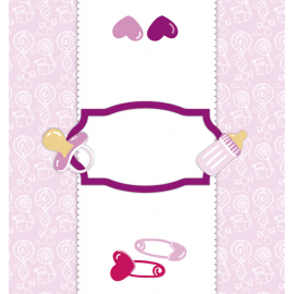 Różowy smoczek/butelka