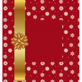 KOKARDKA ZE ŚNIEŻYNKAMI