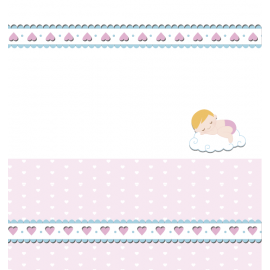 ŚPIĄCY BOBASEK NA CHMURCE