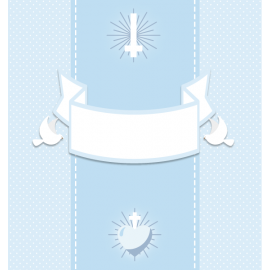 GOŁĄBKI Z NIEBIESKĄ SZARFĄ