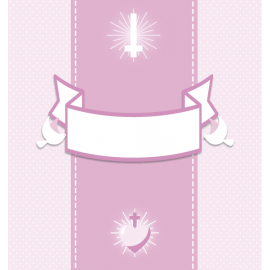 GOŁĄBKI Z RÓŻOWĄ SZARFĄ