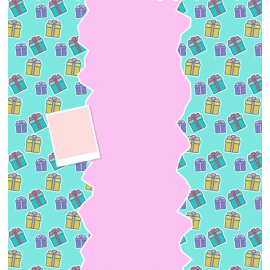 Urodzinowe prezenty grafika i tekst