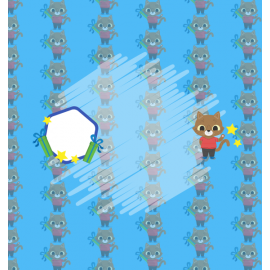 Urodzinowy kotek grafika i tekst