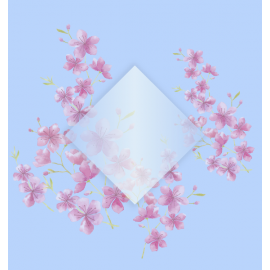 KWIATOWE RÓŻOWE GAŁĄZKI