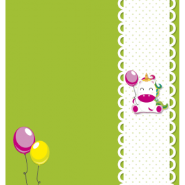 JEDNOROŻEC Z BALONEM