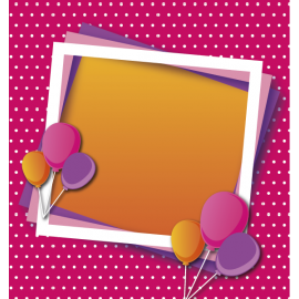 Ramka z balonikami