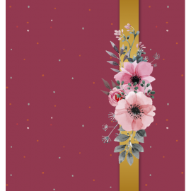 PASEK RÓŻOWYCH MAKÓW